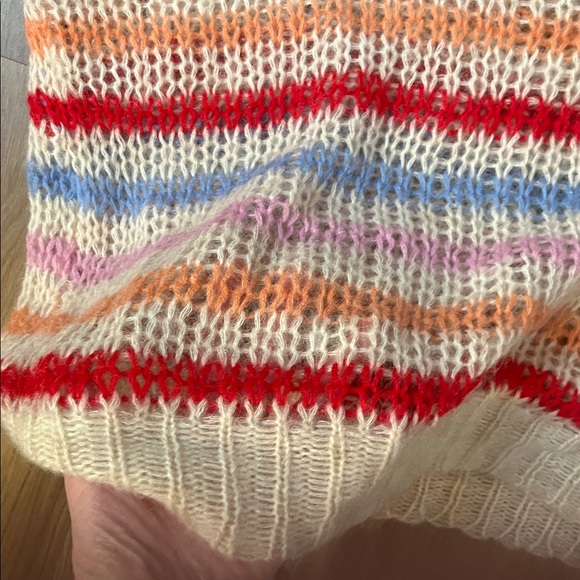 Olivaceous Multicolor Striped Sweater - Picture 3 of 3